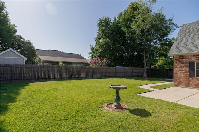 319 Red Maple Dr, Mandeville, LA 70448 - fenced backyard featuring a patio