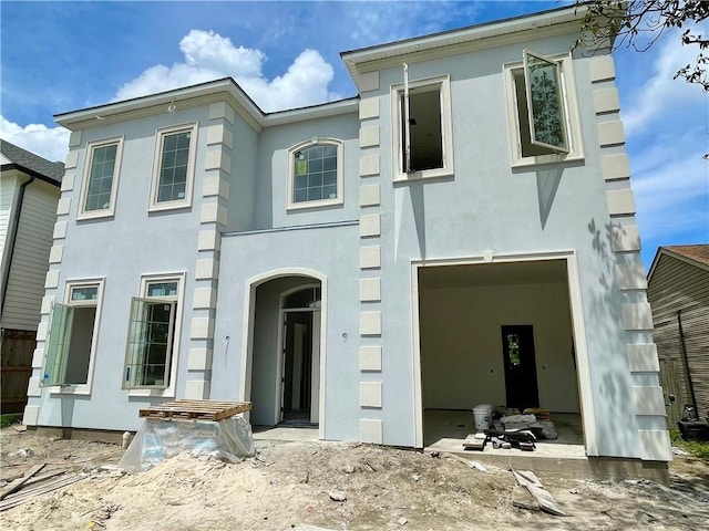 420 Metairie Heights Ave, Metairie, LA 70001 - view of front of home with stucco siding and an attached garage