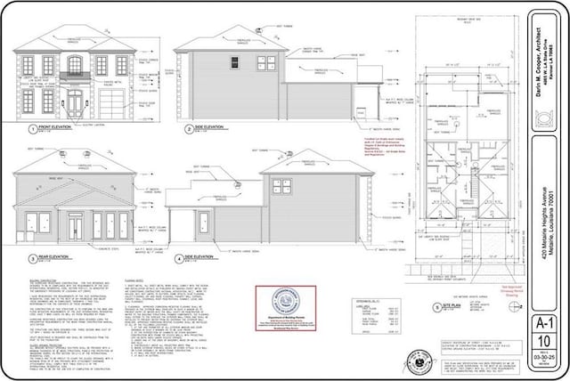 420 Metairie Heights Ave, Metairie, LA 70001 - view of a document
