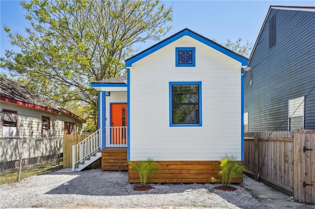 1431 Port St, New Orleans, LA 70117 - view of shotgun-style home