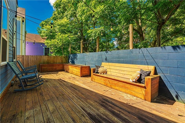 2546 Onzaga St, New Orleans, LA 70119 - view of wooden terrace