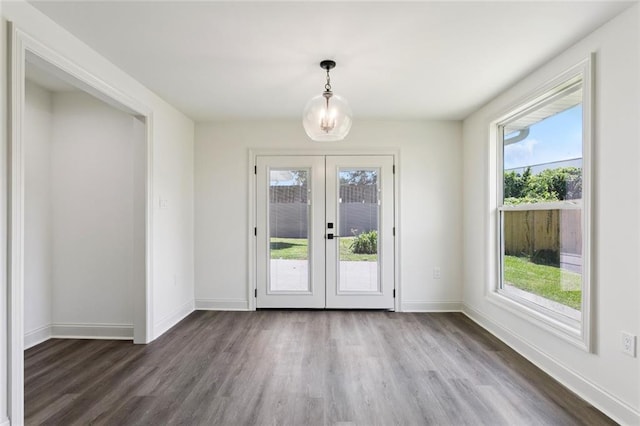 12 Fairlane Dr, Metairie, LA 70003 - doorway with wood finished floors and french doors