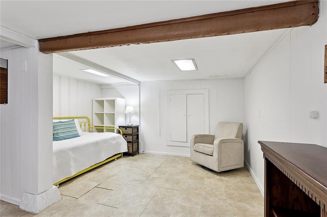 1338 Fern St, New Orleans, LA 70118 - bedroom featuring wooden walls