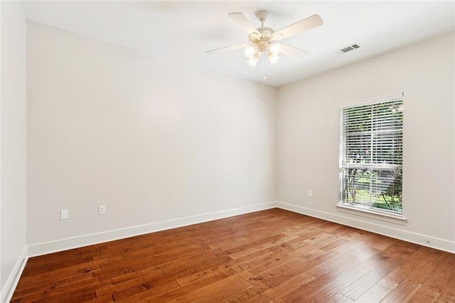 217 Sap Berry Dr, Madisonville, LA 70447 - unfurnished room featuring hardwood / wood-style floors and a ceiling fan