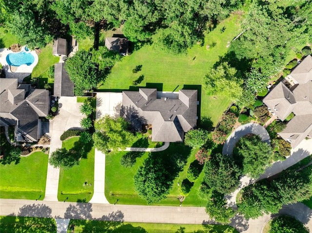 217 Sap Berry Dr, Madisonville, LA 70447 - bird's eye view of a pool area