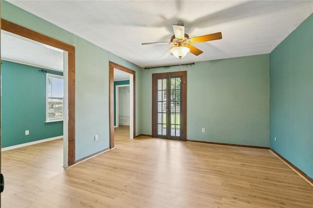 202 Amelia St, Destrehan, LA 70047 - unfurnished room with a ceiling fan and wood finished floors