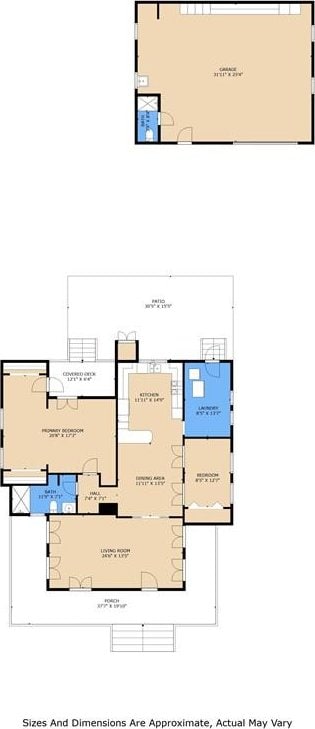 202 Amelia St, Destrehan, LA 70047 - view of property floor plan