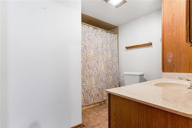 805 Ave A, Marrero, LA 70072 - bathroom featuring vanity and tile patterned flooring