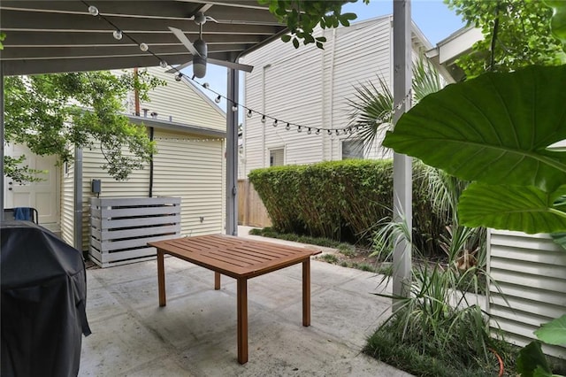 1123 Cadiz St, New Orleans, LA 70115 - view of patio / terrace featuring grilling area