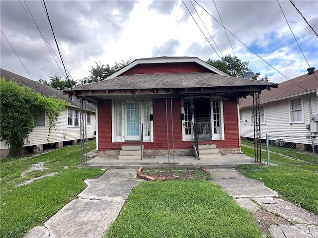 171416 Independence St, New Orleans, LA 70117 - view of front of property with entry steps and a shingled roof