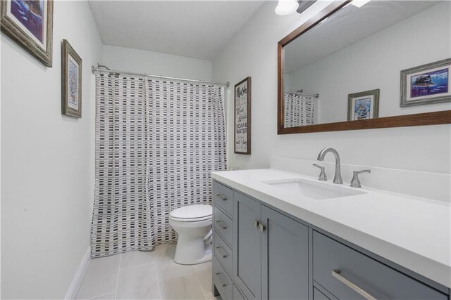 3225 Ridgeline Dr, Slidell, LA 70460 - bathroom with vanity and curtained shower