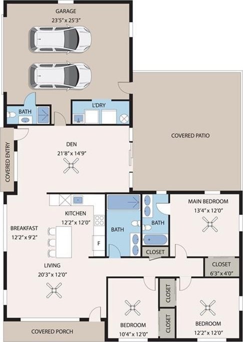 40 Holly Dr, Gretna, LA 70053 - view of floor plan / room layout