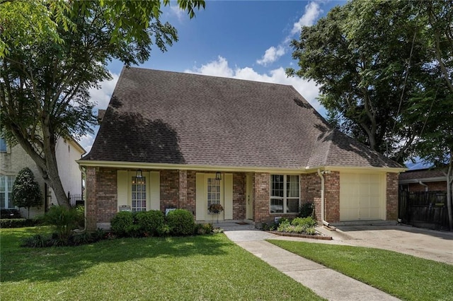 4740 Avron Blvd, Metairie, LA 70006 - view of front of property featuring an attached garage, brick siding, driveway, and a shingled roof
