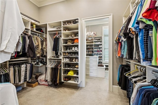 24 Royal Palm Dr, Kenner, LA 70065 - walk in closet featuring carpet floors