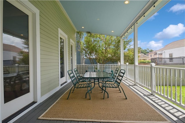 20810 S Scott St, New Orleans, LA 70119 - sunroom / solarium featuring plenty of natural light and a residential view