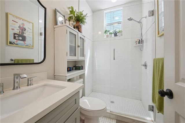 20810 S Scott St, New Orleans, LA 70119 - bathroom featuring a shower stall and vanity