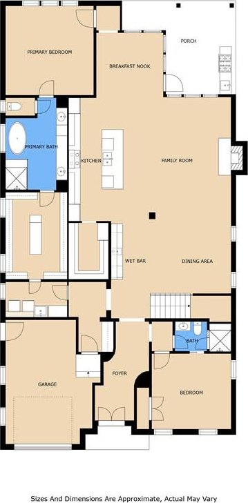 108 Dorrington Blvd, Metairie, LA 70005 - view of home floor plan
