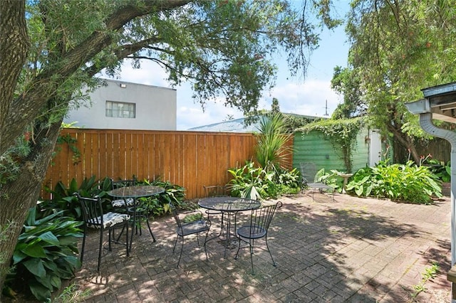 922 Elysian Fields Ave Unit B, New Orleans, LA 70117 - view of patio / terrace with outdoor dining area