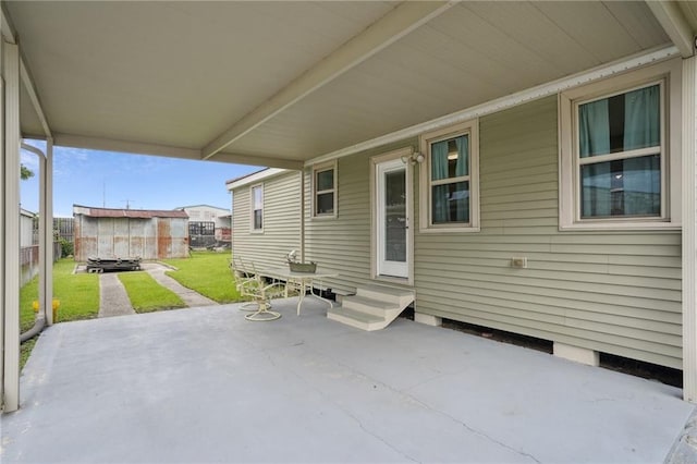 3713 Lausat St, Metairie, LA 70001 - view of patio / terrace with entry steps