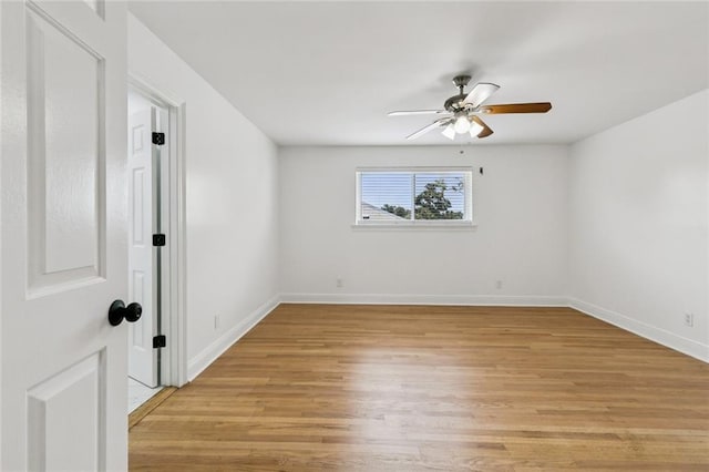 4625 Cleveland Pl, Metairie, LA 70003 - spare room featuring light wood-style flooring and a ceiling fan