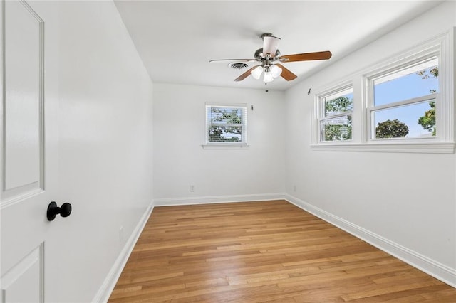 4625 Cleveland Pl, Metairie, LA 70003 - empty room with light wood-style floors and ceiling fan