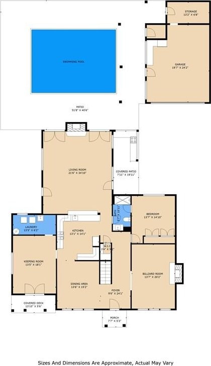 4625 Cleveland Pl, Metairie, LA 70003 - view of floor plan / room layout