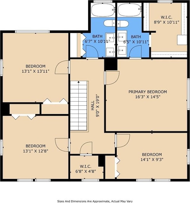 4625 Cleveland Pl, Metairie, LA 70003 - view of home floor plan