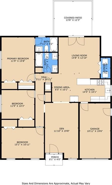 4513 Dreyfous Ave, Metairie, LA 70006 - view of floor plan / room layout