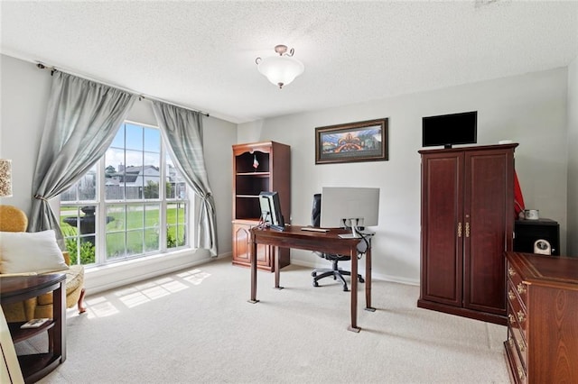 240 Emerald Crk W, Abita Springs, LA 70420 - office with light carpet and a textured ceiling