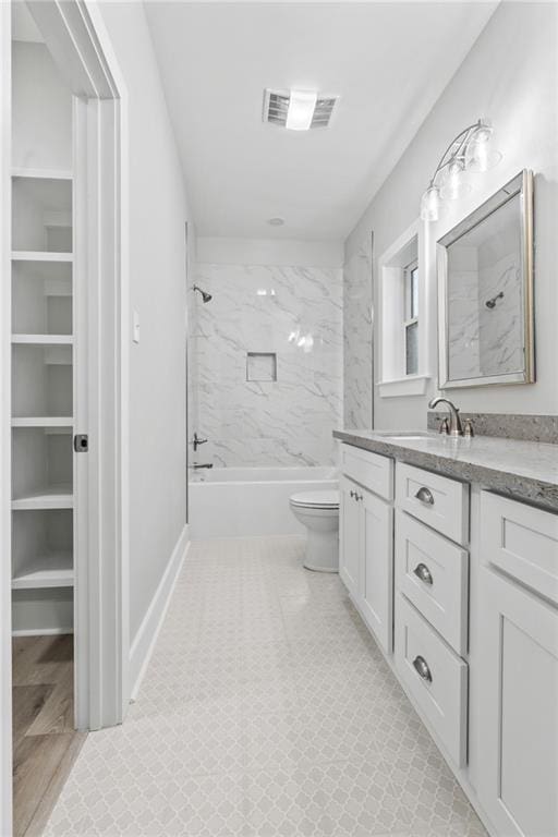 74446 Delta Ave, Covington, LA 70435 - bathroom with vanity and bathing tub / shower combination