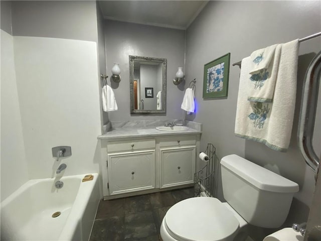 74258 N River Rd, Kentwood, LA 70444 - full bath featuring vanity and washtub / shower combination