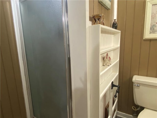 74258 N River Rd, Kentwood, LA 70444 - bathroom featuring toilet and a shower stall