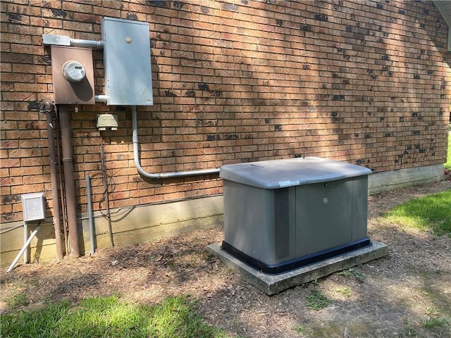 74258 N River Rd, Kentwood, LA 70444 - exterior view of brick siding and electric meter