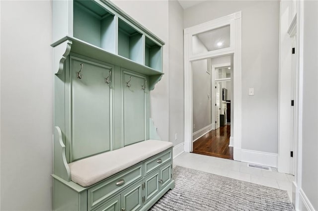 4532-34 Chestnut St, New Orleans, LA 70115 - mudroom with light tile patterned floors and baseboards
