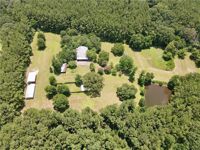 19632 Carol Morgan Rd, Franklinton, LA 70438 - aerial view of a heavily wooded area