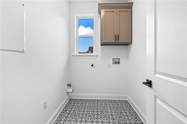 1169 Fox Sparrow Loop, Madisonville, LA 70447 - laundry area featuring hookup for an electric dryer, hookup for a washing machine, and cabinet space