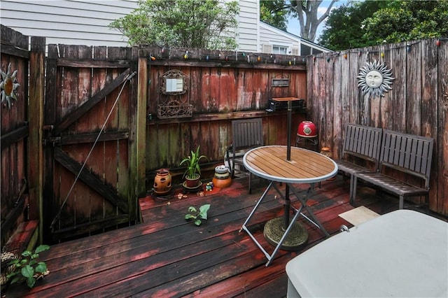 706 General Pershing St Unit 706, New Orleans, LA 70115 - wooden terrace with a gate