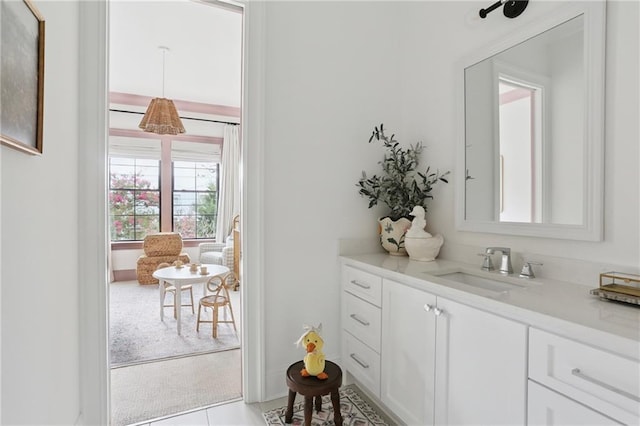 303 W William David Pkwy, Metairie, LA 70005 - bathroom with vanity and tile patterned floors