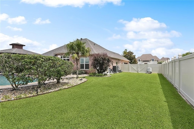 110 Lac Felicity Dr, Luling, LA 70070 - fenced backyard with a gate