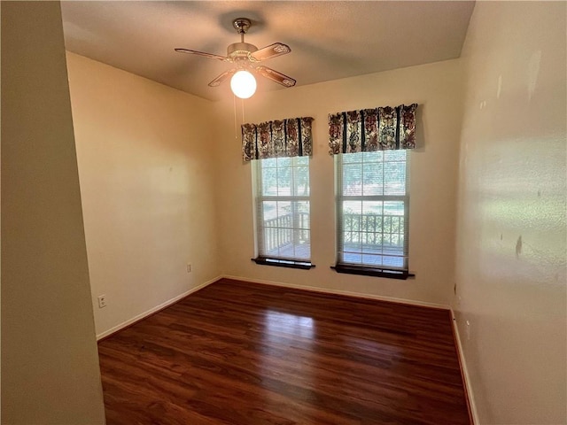 45156 Jenkins Rd 2 Rd, Franklinton, LA 70438 - spare room featuring a ceiling fan and wood finished floors