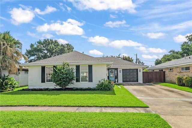 4301 Napoli Dr, Metairie, LA 70002 - view of front of home with driveway, an attached garage, and roof with shingles