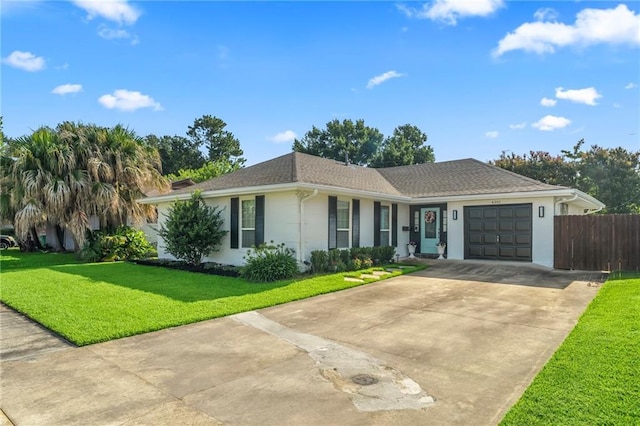4301 Napoli Dr, Metairie, LA 70002 - single story home featuring concrete driveway, an attached garage, stucco siding, and roof with shingles