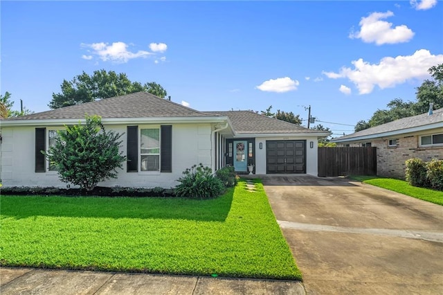 4301 Napoli Dr, Metairie, LA 70002 - ranch-style house with a garage, concrete driveway, and roof with shingles