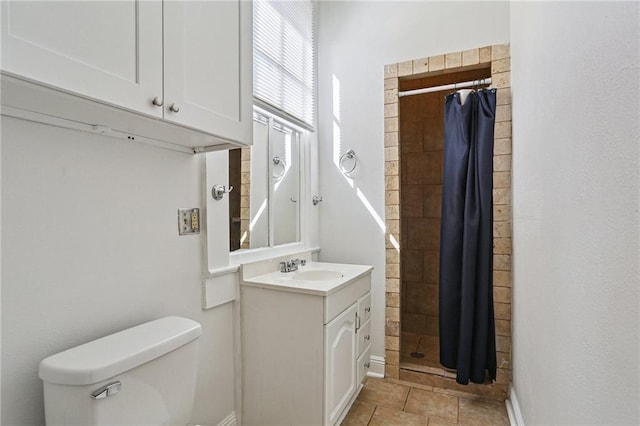751618 Willow St, New Orleans, LA 70118 - full bath with vanity, a shower stall, and tile patterned flooring