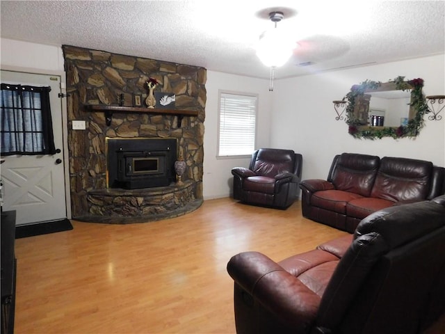 29000 Craig Dr, Hammond, LA 70403 - living area with wood finished floors and a textured ceiling