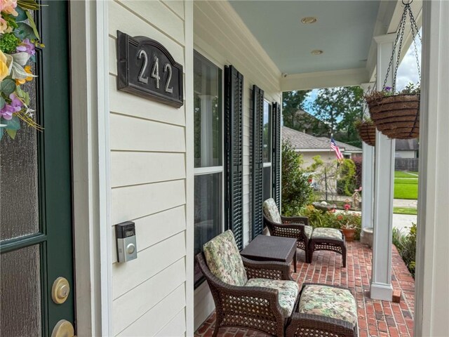 242 Douglas Dr, New Orleans, LA 70123 - view of porch