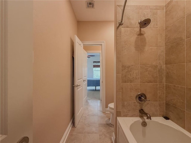 242 Douglas Dr, New Orleans, LA 70123 - bathroom featuring shower / washtub combination and tile patterned floors