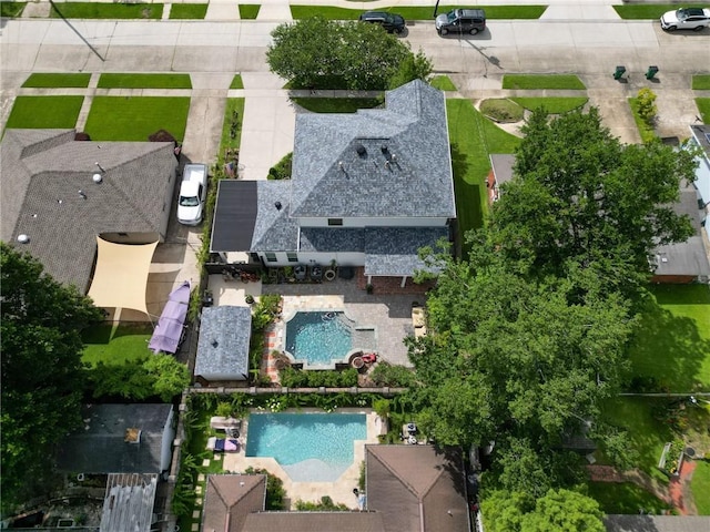 242 Douglas Dr, New Orleans, LA 70123 - drone / aerial view of a pool area