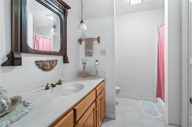81011 Bob Baxter Rd, Bush, LA 70431 - bathroom featuring vanity and a shower with shower curtain