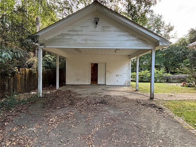 72075 Gum St, Abita Springs, LA 70420 - view of parking / parking lot featuring a carport and driveway